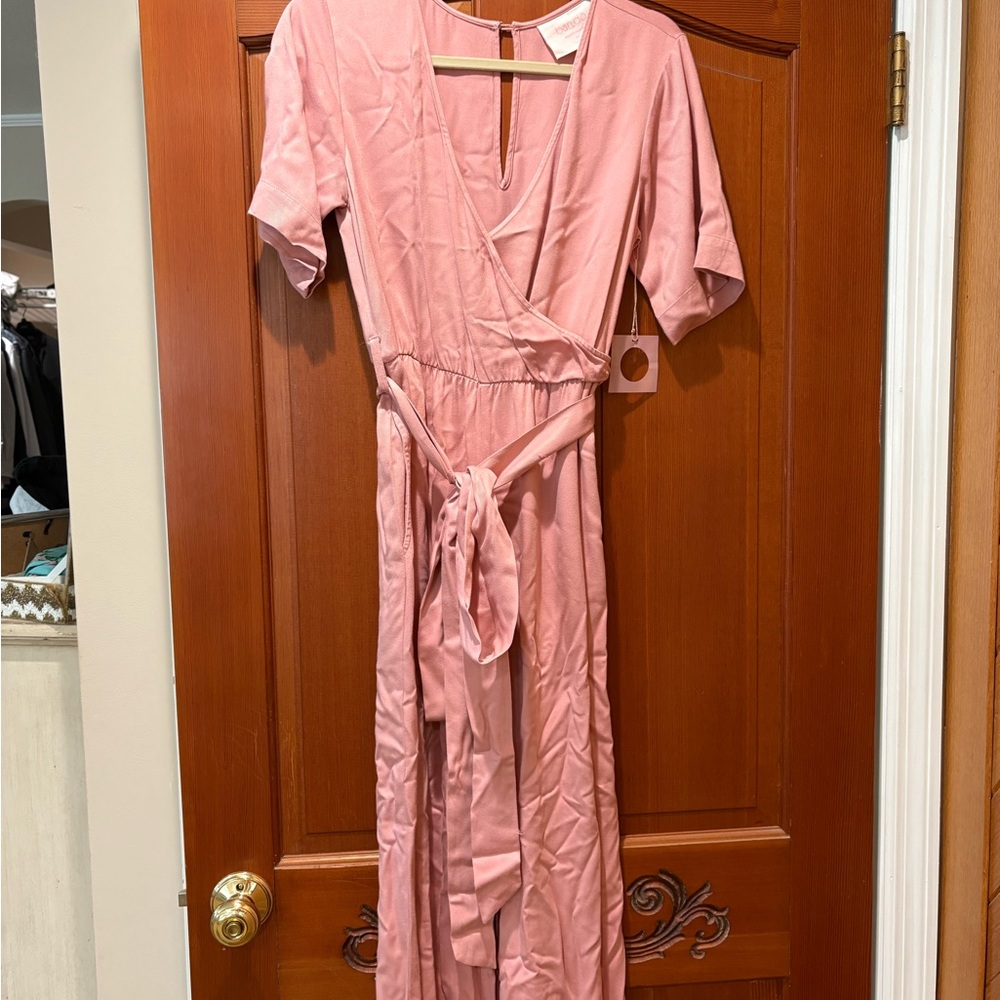 ban.do Pink Wrap Jumpsuit
